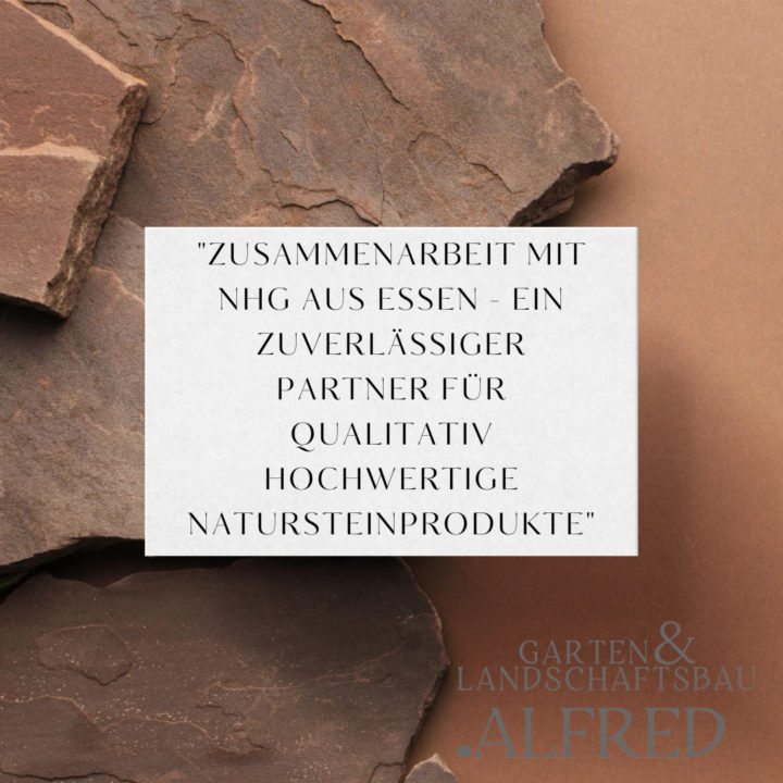"Erfolgreiche Zusammenarbeit mit NHG Garten und Landschaftsbau Alfred