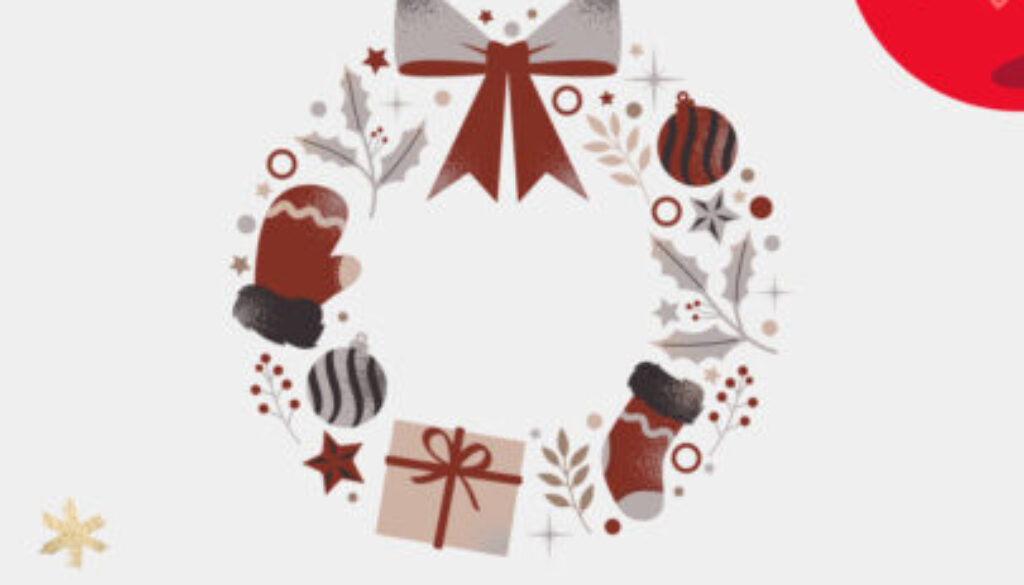 rot grau minimalistisch neutral advent weihnachten grüße instagram story - 1-1