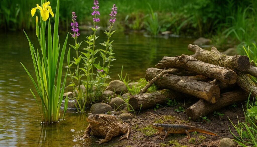 amphibien-kammmolch-hyla-arborea-naturnaher-teich