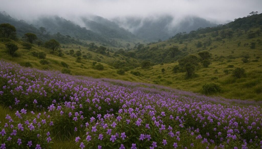 nelu-strobilanthes-blüte-nahaufnahme-srilanka-hochland-2025