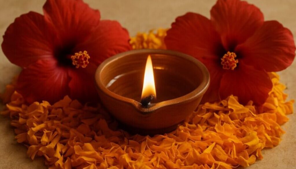 tamilisches_deepavali_agal_vilakku_blueten_gartenbau_alfred tamilisches_deepavali_agal_vilakku_blueten_gartenbau_alfred