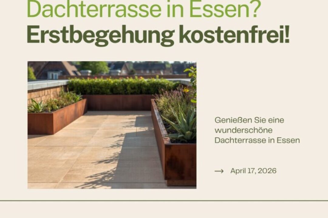 beitrag - dachterrasse in essen erstbegehung kostenfrei!