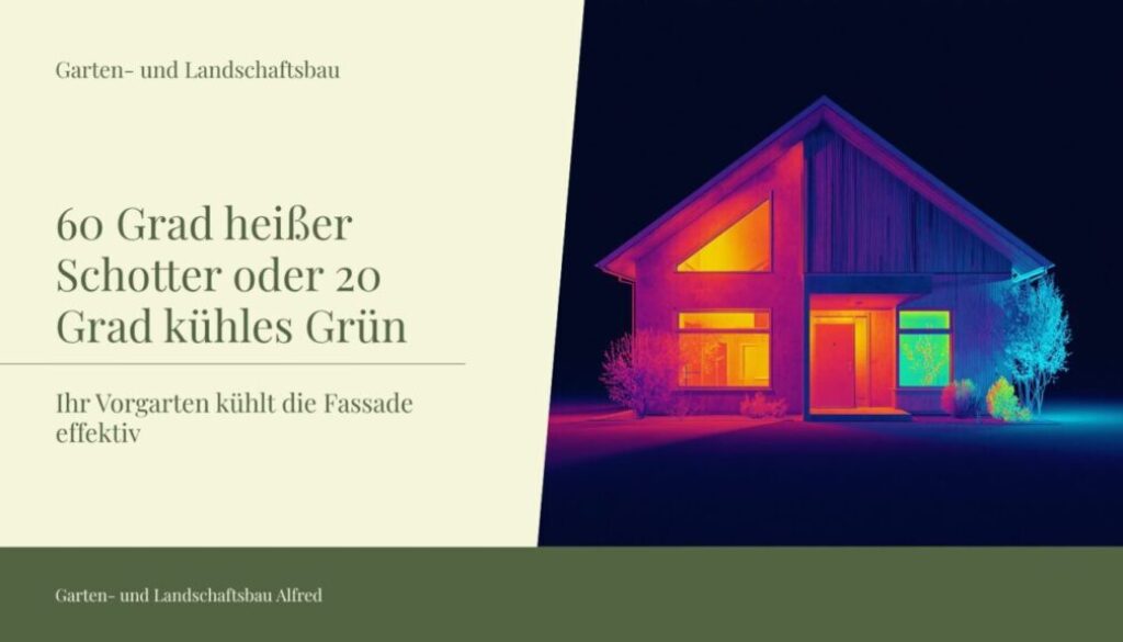 60 grad heißer schotter oder 20 grad kühles grün