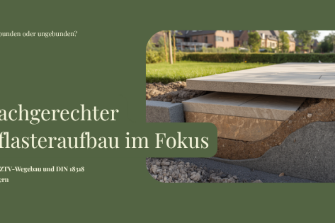 fachgerechter pflasteraufbau im fokus